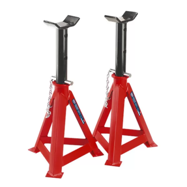 image of Sealey AS10000 Axle Stands (Pair) 10tonne Capacity per Stand