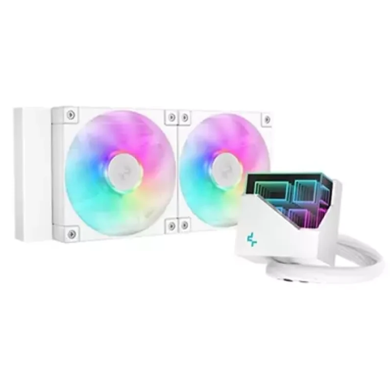 Image of Deepcool DeepCool LT240 Processor All-in-One liquid cooler 12cm White R-LT240-WHAMNC-G-1