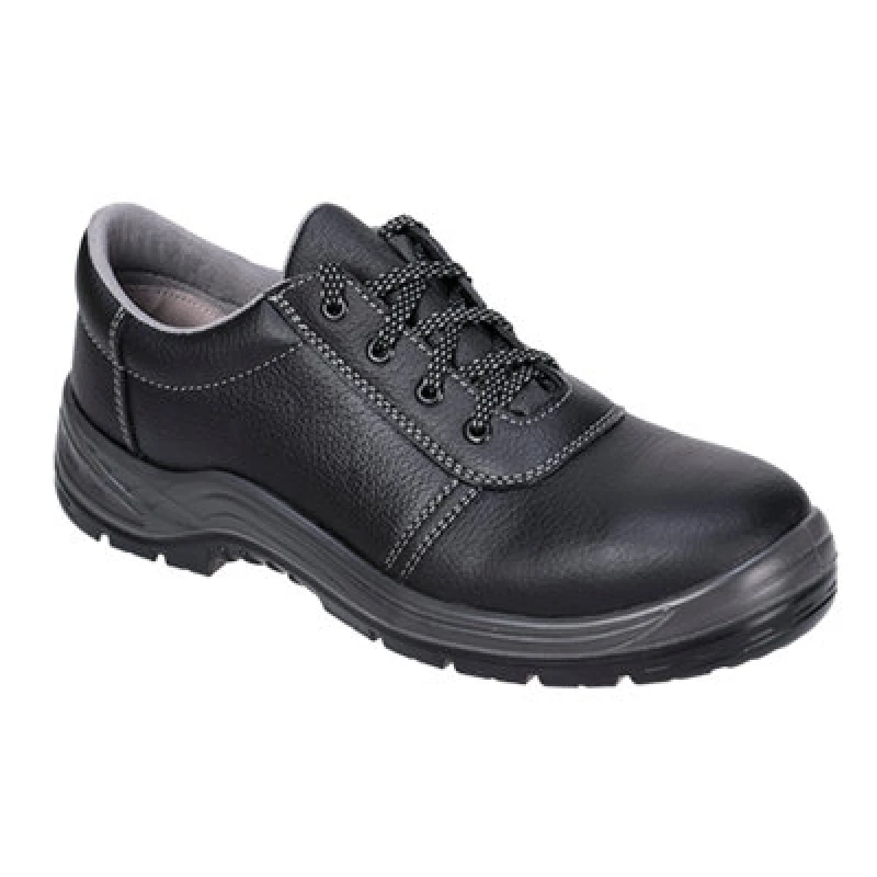 Image of Portwest S3 Kumo Steel Toe Cap Safety Shoes FW43BKR38 Colour: Black