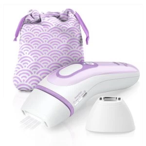 image of Braun BRAIPL3132 Silkexpert Pro 3 Latest Generation IPL Permanent Visible Hair Remover - White & Lilac