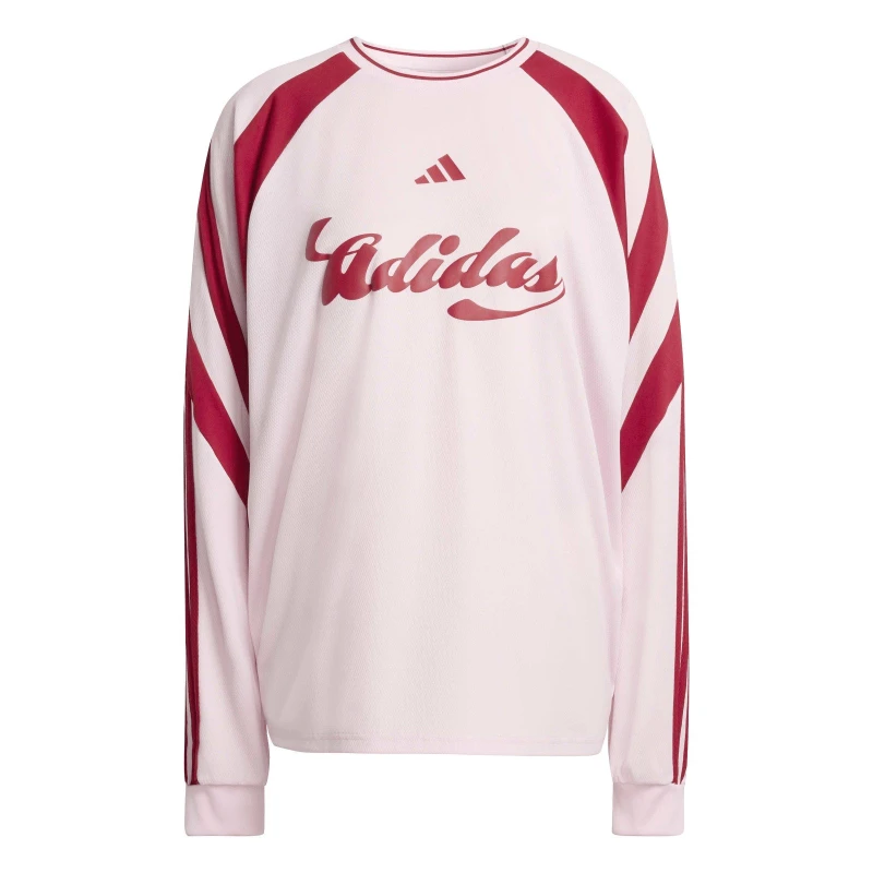 Image of Adidas HER LS Tee Ld63 Clr Pink/Maroon female 8 (XS)