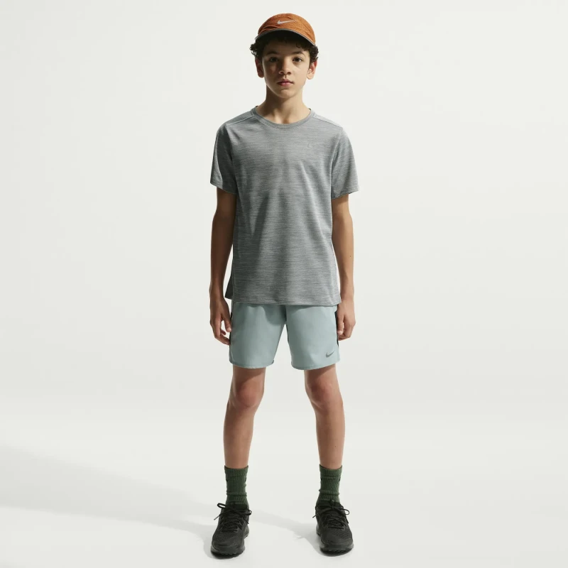 Image of Children's jersey Nike Miler Gris Male 10/12 ans