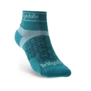Image of Bridgedale TRAIL RUN Ultralight T2 Merino Sport Low Womens - Large Teal