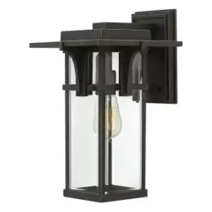 Image of Outdoor IP44 Wall Light Oil Rubbed Bronze LED E27 100W d01363