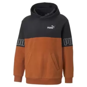 Puma Power Winter Hoodie Mens - Brown