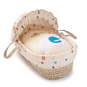 image of Clair de Lune ABC Palm Moses Basket