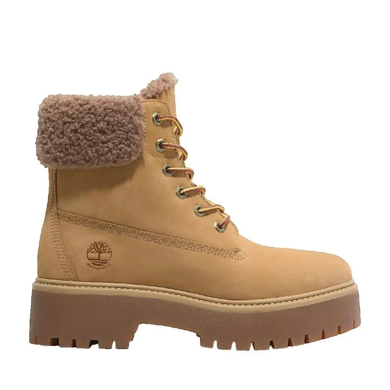Image of Timberland Wheat Stone Street Waterproof Boot Beige Female 6 225669UK