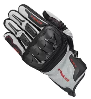 Image of Held Sambia Motorcycle Gloves, black-grey-red, Size 3XL, black-grey-red, Size 3XL