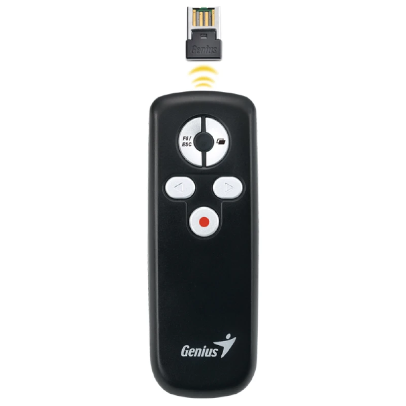 Image of Genius Computer Technology Media Pointer 100 Wireless presenter Black