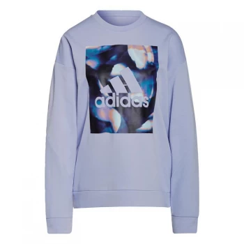 Image of adidas U4U Soft Knit Sweatshirt Womens - Violet Tone