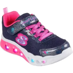 Skechers Girls Flutter Heart Lights Bring Sparkle Trainers UK Size 13 (EU 32)