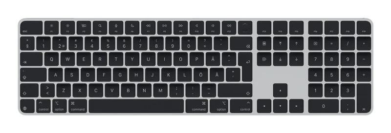 Image of Apple Magic keyboard Universal USB + Bluetooth QWERTY Swedish Black MXK83S/A