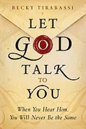 Image of let god talk to you when you hear him you will never be the same