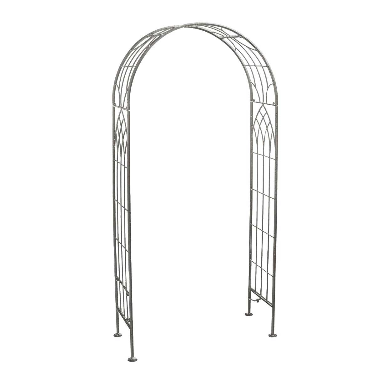 Charles Bentley Wrought Iron Arch Grey