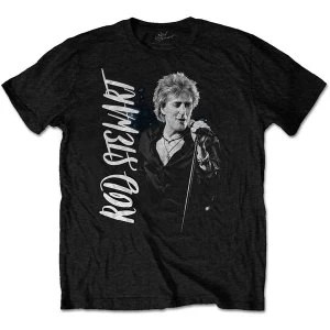 Image of Rod Stewart - ADMAT Mens Large T-Shirt - Black