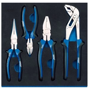 Image of Draper Pliers Set In 1/2 Drawer EVA Insert Tray (4 Piece)