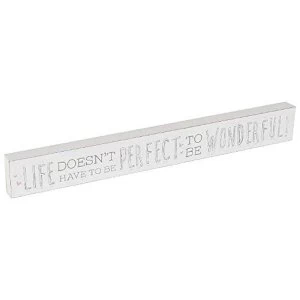 Image of Love Life Life Doesn't Have To Be Plaque