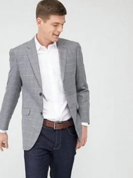 Image of Skopes Classic Moulton Jacket - Grey/Blue Check