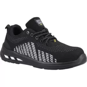 image of Safety Jogger Mens Fitz Safety Trainers (7 UK) (Black)