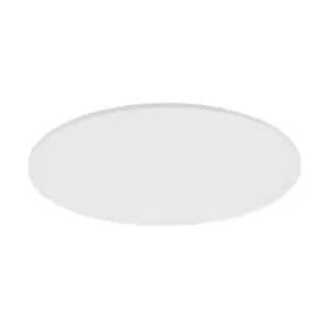 Image of 600mm Modern Sleek Ceiling Light White Slim Round Low Profile 36W LED 4000K