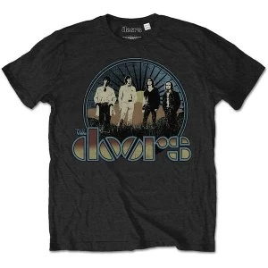 image of The Doors - Vintage Field Unisex Large T-Shirt - Black