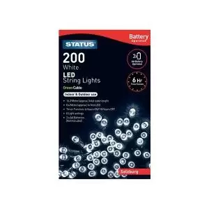 Image of Salzburg 200 LED String Lights Battery Operated IndoorOutdoor Use 8