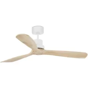 image of Faro Lantau Large White, Pine Ceiling Fan DC Smart, 6 Speed