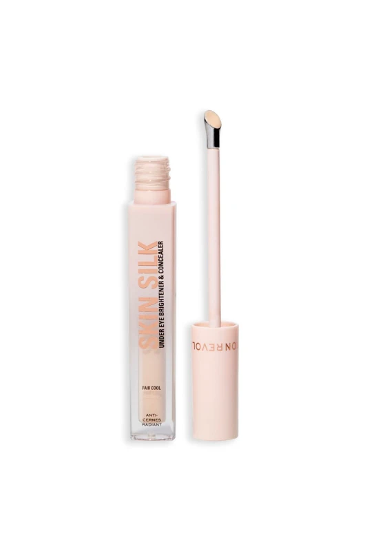 Image of Revolution Womens Skin Silk Radiant Serum Under Eye Brightener 4ml in Fair Cool Fair Cool Female 4ml