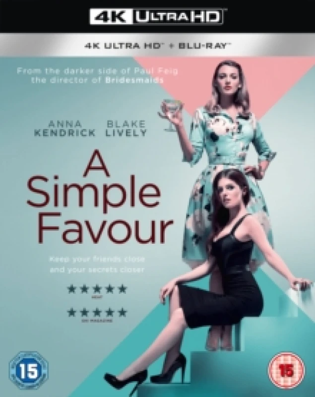 Image of A Simple Favour Bluray 5055761913200