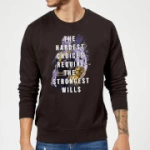 Image of Avengers The Strongest Will Sweatshirt - Black