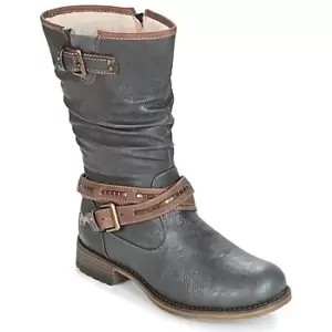 Image of Mustang ISALBA womens High Boots in Grey,4