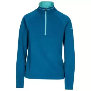 Image of Trespass Womens/Ladies Skylar Fleece Top (XXS) (Cosmic Blue/Marine)