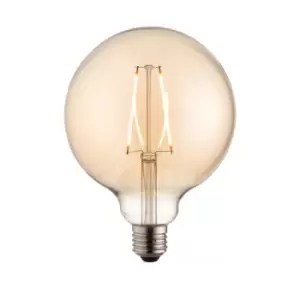 Image of Vogue 2 Watt ES LED Amber Filament XL Globe Bulb Brown