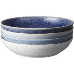 Image of Denby Studio Blue 4 Piece Pasta Bowl Set