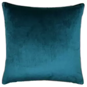 Image of Riva Home Meridian Cushion Cover (55 x 55cm) (Teal/Blush)