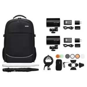 image of Godox AD100Pro Kit Dual Flash Backpack Kit