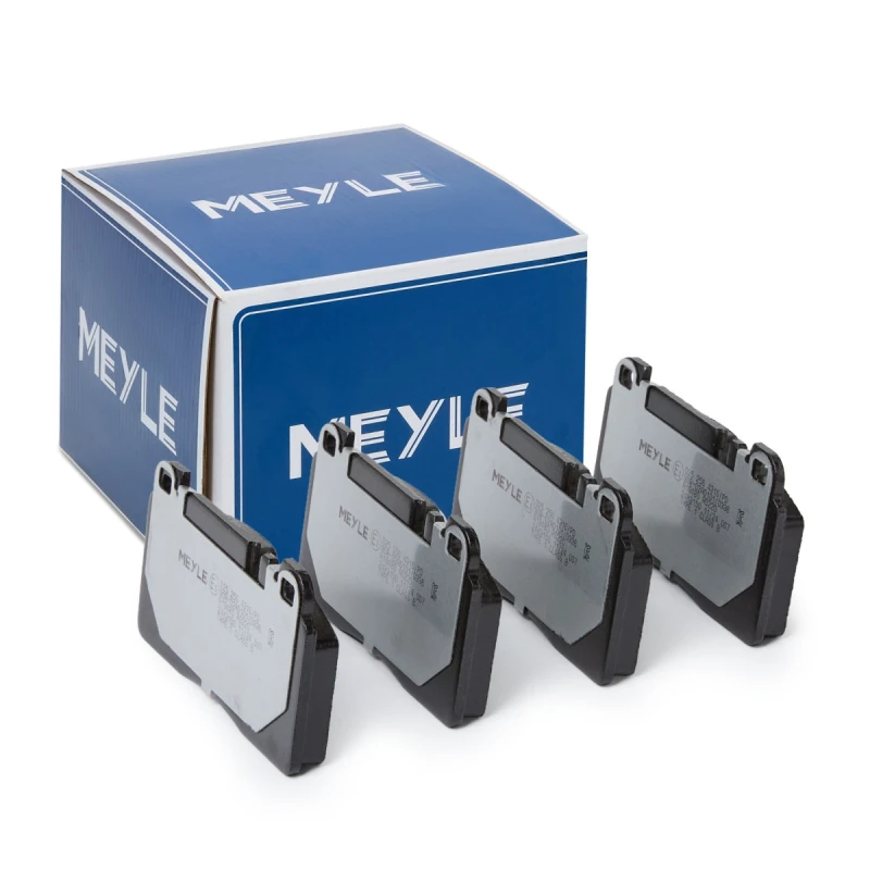 Image of MEYLE 025 256 4316/PD Brake pad set Front Axle, prepared for wear warning indicator, MEYLE-PD Quality Brake Pad Set,disc brake (402)