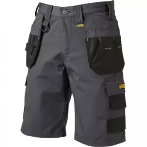 image of DEWALT Mens Cheverley Cargo Shorts (32R) (Grey) - Grey