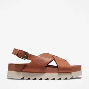 image of Timberland Santa Monica Sunrise Sandal For Her In Light Brown Light Brown, Size 4