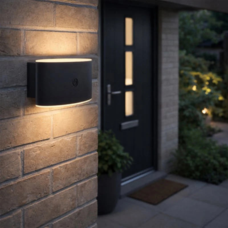 Image of Eglo Valgiano Rechargeable LED Wall Light Touch Dimmer, USB Charging, Tuneable White, Ip44