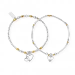 Image of ChloBo Gold and Silver Double Devotion Set of 2 GMBSET572732