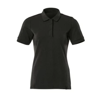 image of 20693-787 Womens Crossover Polo Shirt - Deep Black - L (1 Pcs.)