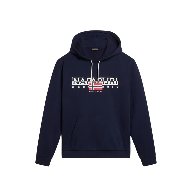 Image of Hooded sweatshirt Napapijri Aylmer Bleu Male XS