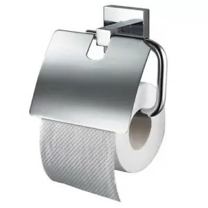 image of Aqualux Haceka Kosmos Toilet Roll Holder With Lid