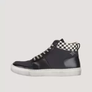 Image of Helstons Grandprix Leather Armalith Black Grey Shoes 41