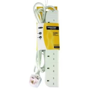 Image of 6 way Eco Surge Protect 3m Cbl