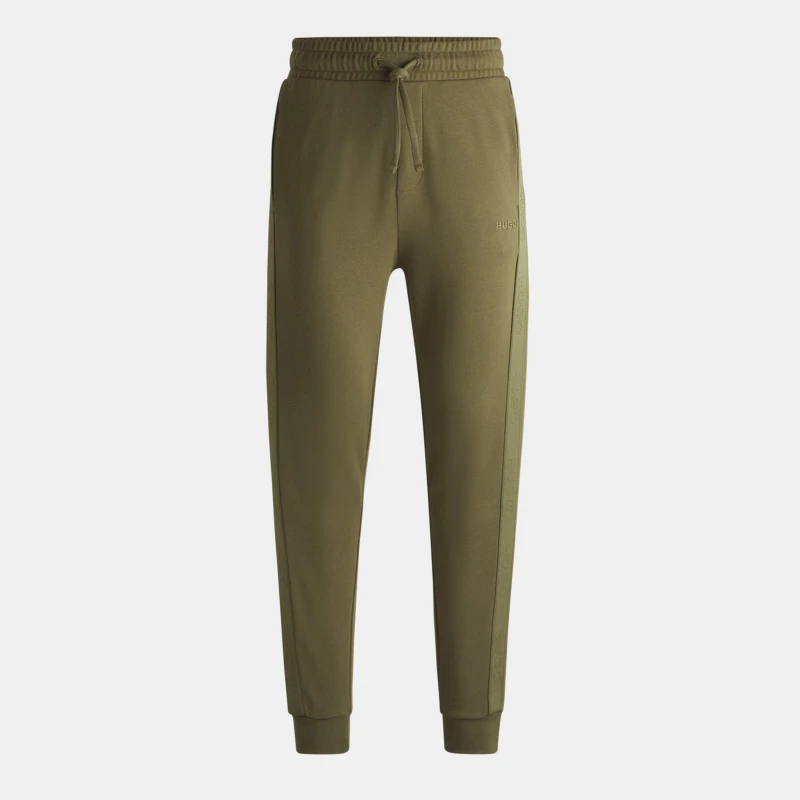 Image of Hugo Boss Sporty Tapered Jogging Bottoms - Green Green S