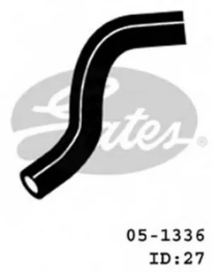 Image of Curved Radiator Hose 250mm X 26 Gates 05-1336