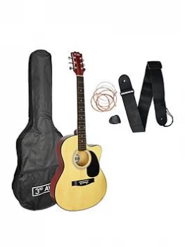 3Rd Avenue 3Rd Avenue Cutaway Acoustic Guitar Pack - Natural