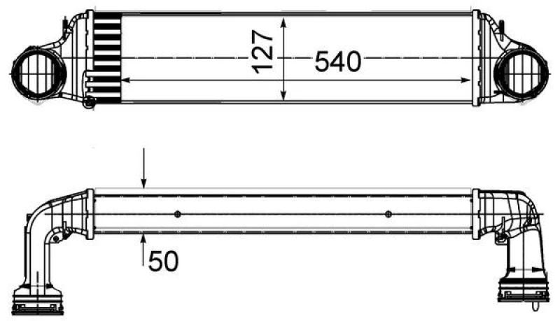 Image of Intercooler MAHLE CI 488 000S